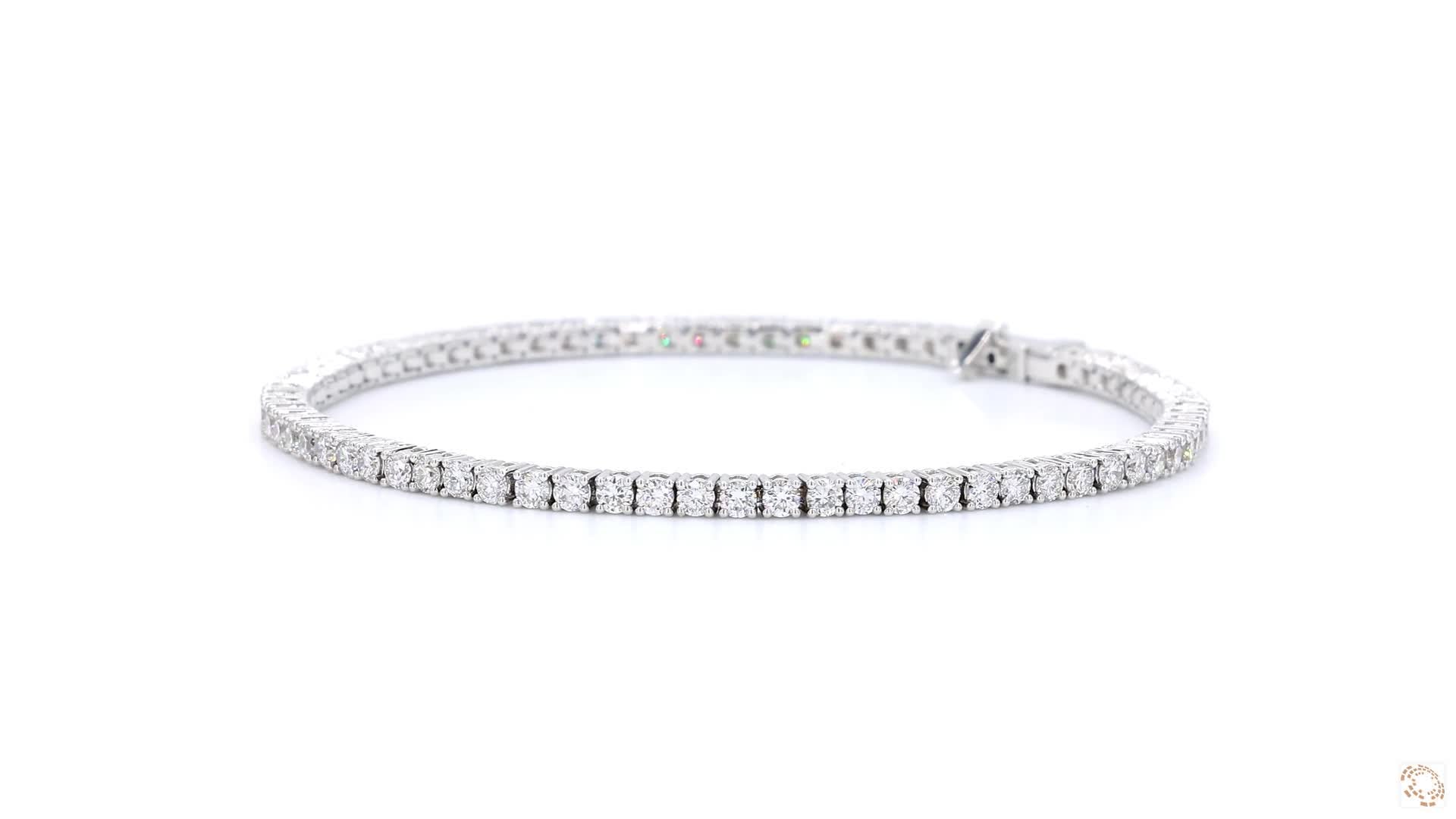 Lab Grown Diamond Bracelets & Bangles