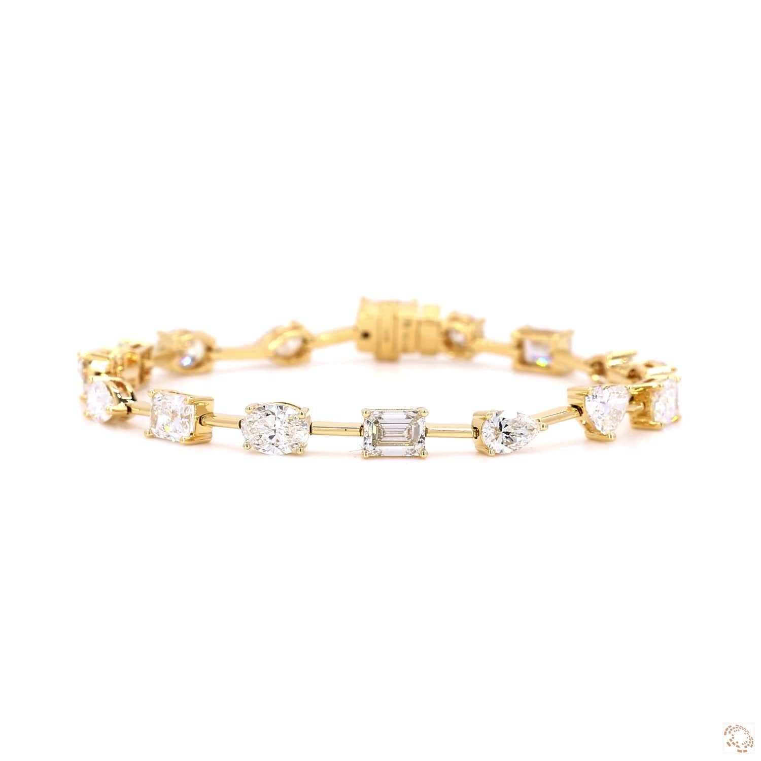 Multi-Shape Diamond Bracelet (6.80 tcw)