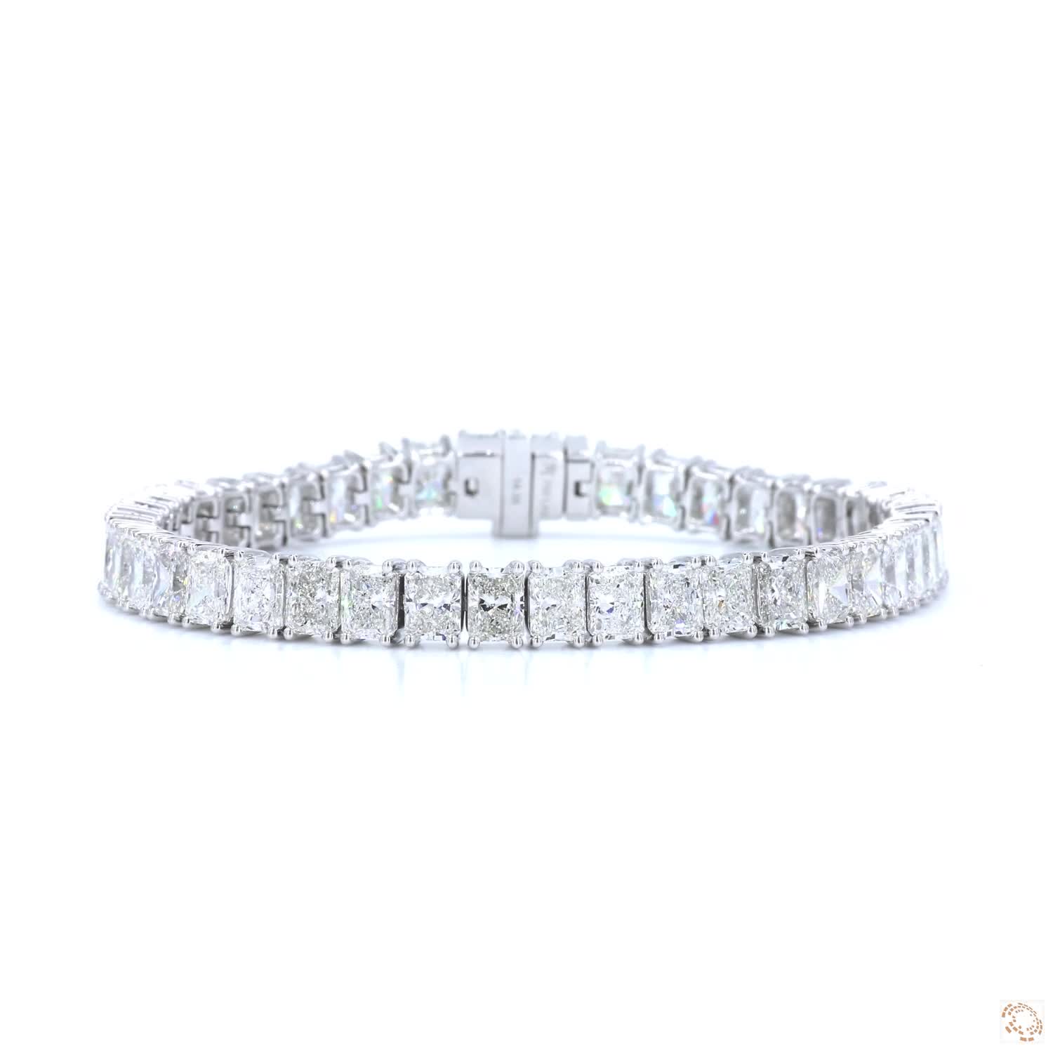 Radiant Cut Diamond Tennis Bracelet (0.30ct Per Diamond)
