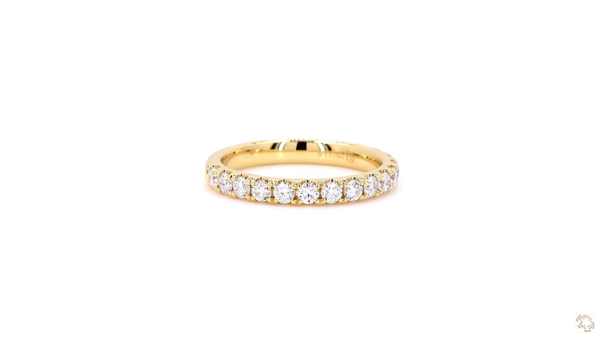 3/4 Diamond Low Set Eternity Ring (0.05 ct per diamond)