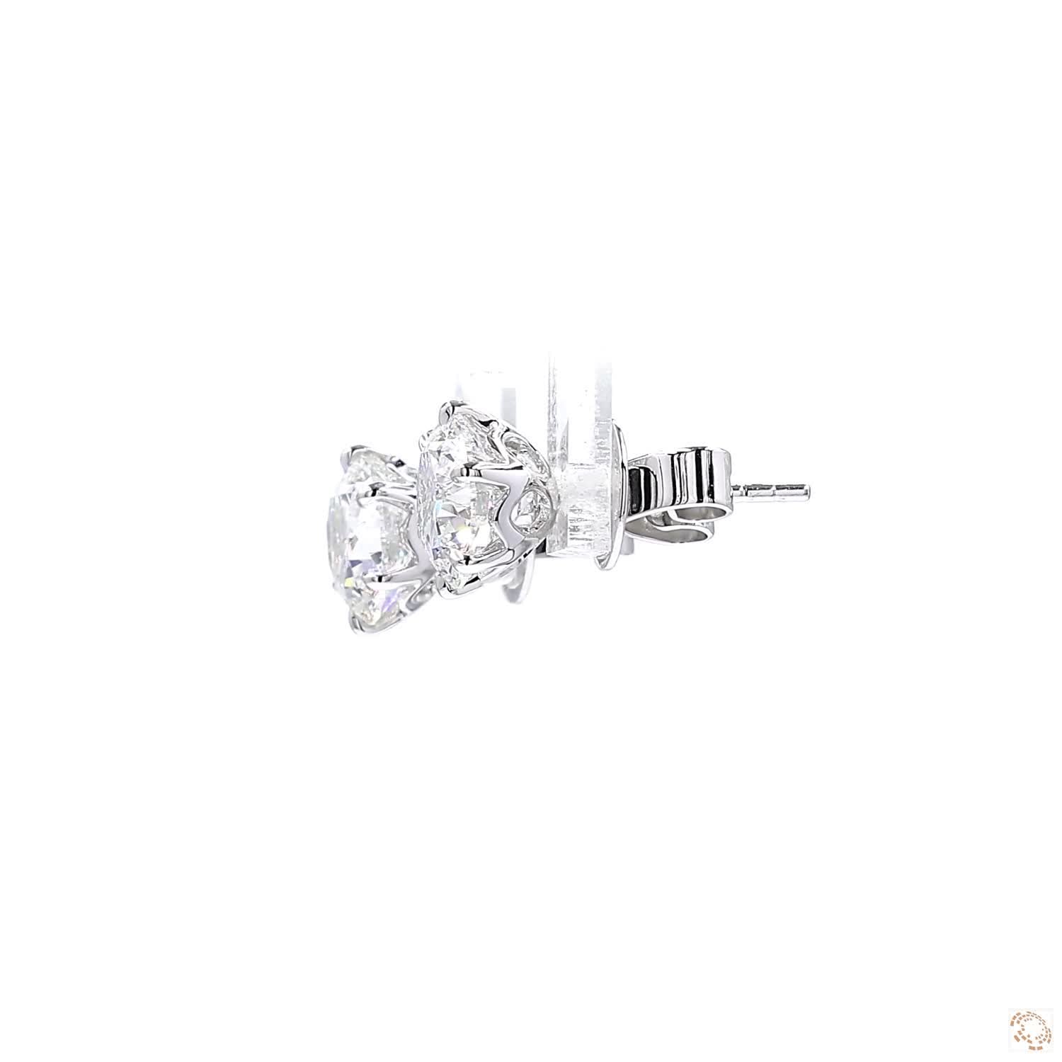 6-Prong Diamond Stud Earrings (1.5 ct. per diamond)