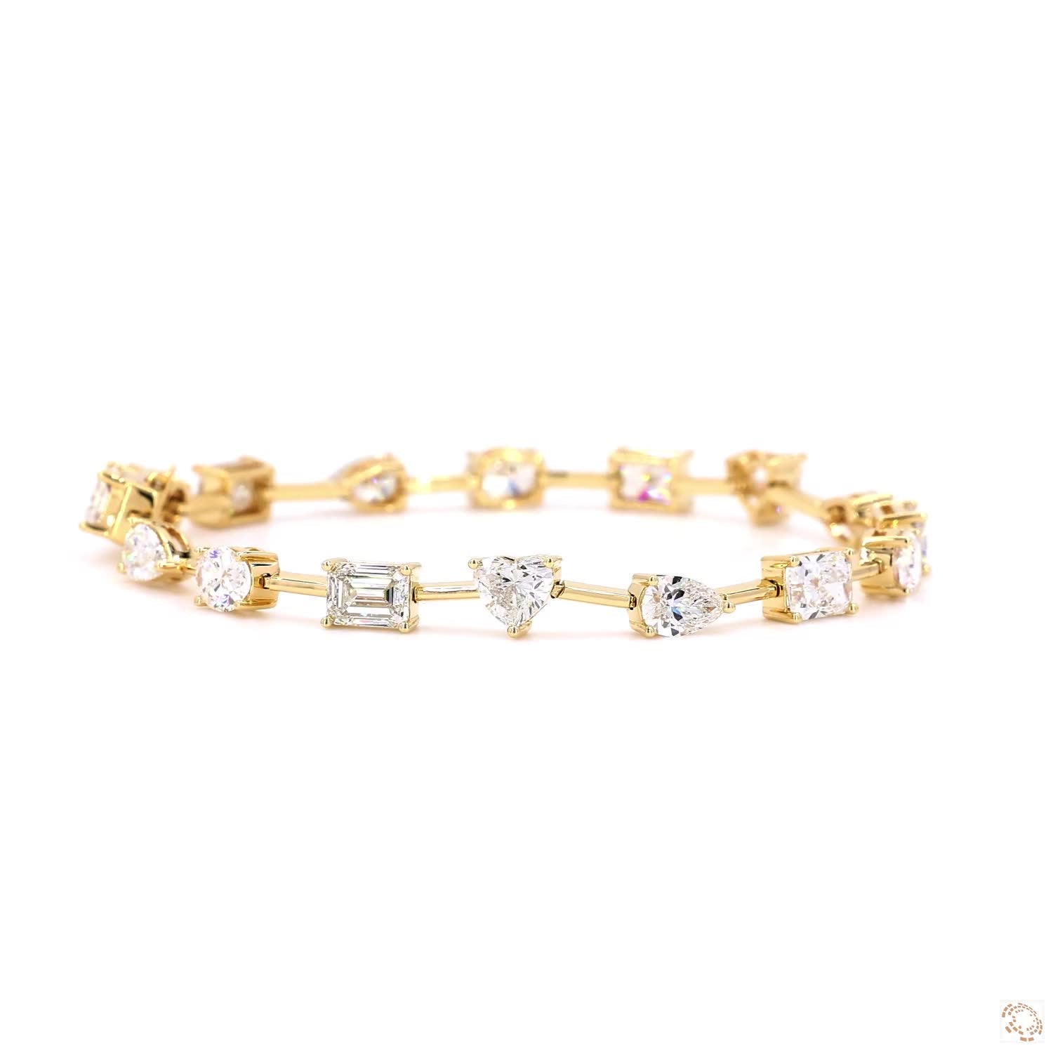 Multi-Shape Diamond Bracelet (6.80 tcw)
