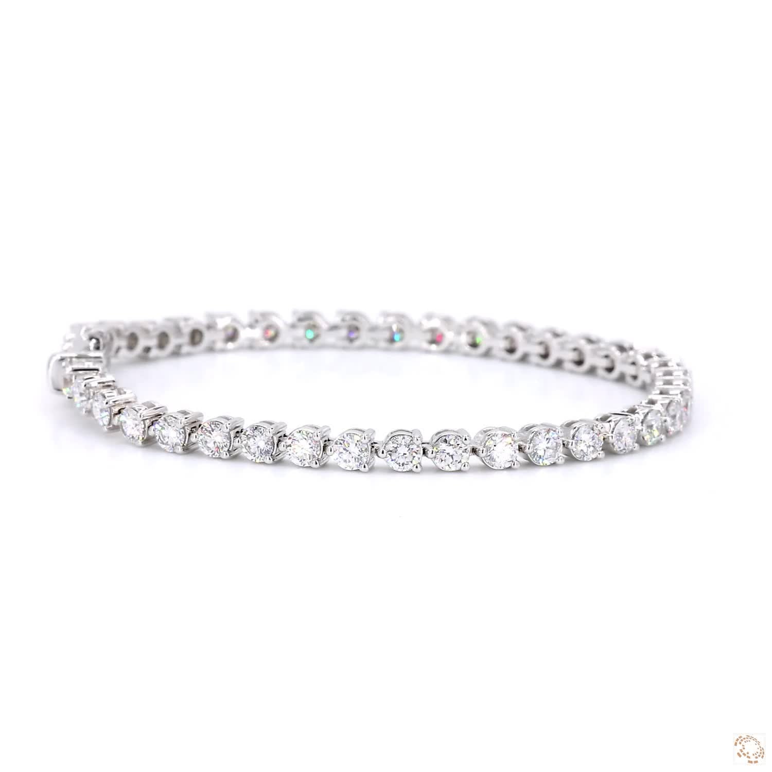 3-Prong Diamond Tennis Bracelet (4 ct. tw.)