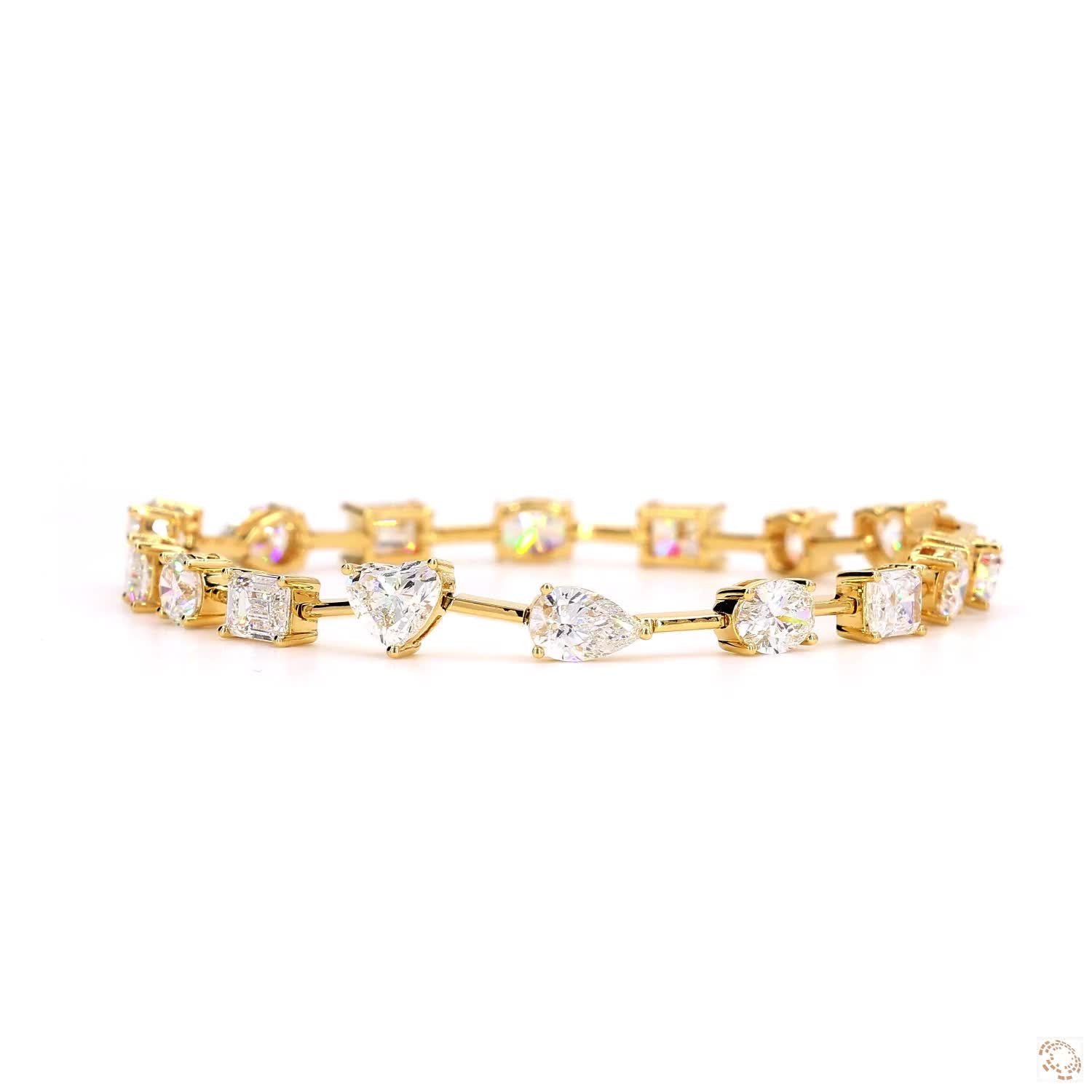 Multi-Shape Diamond Bracelet (8.50 tcw)