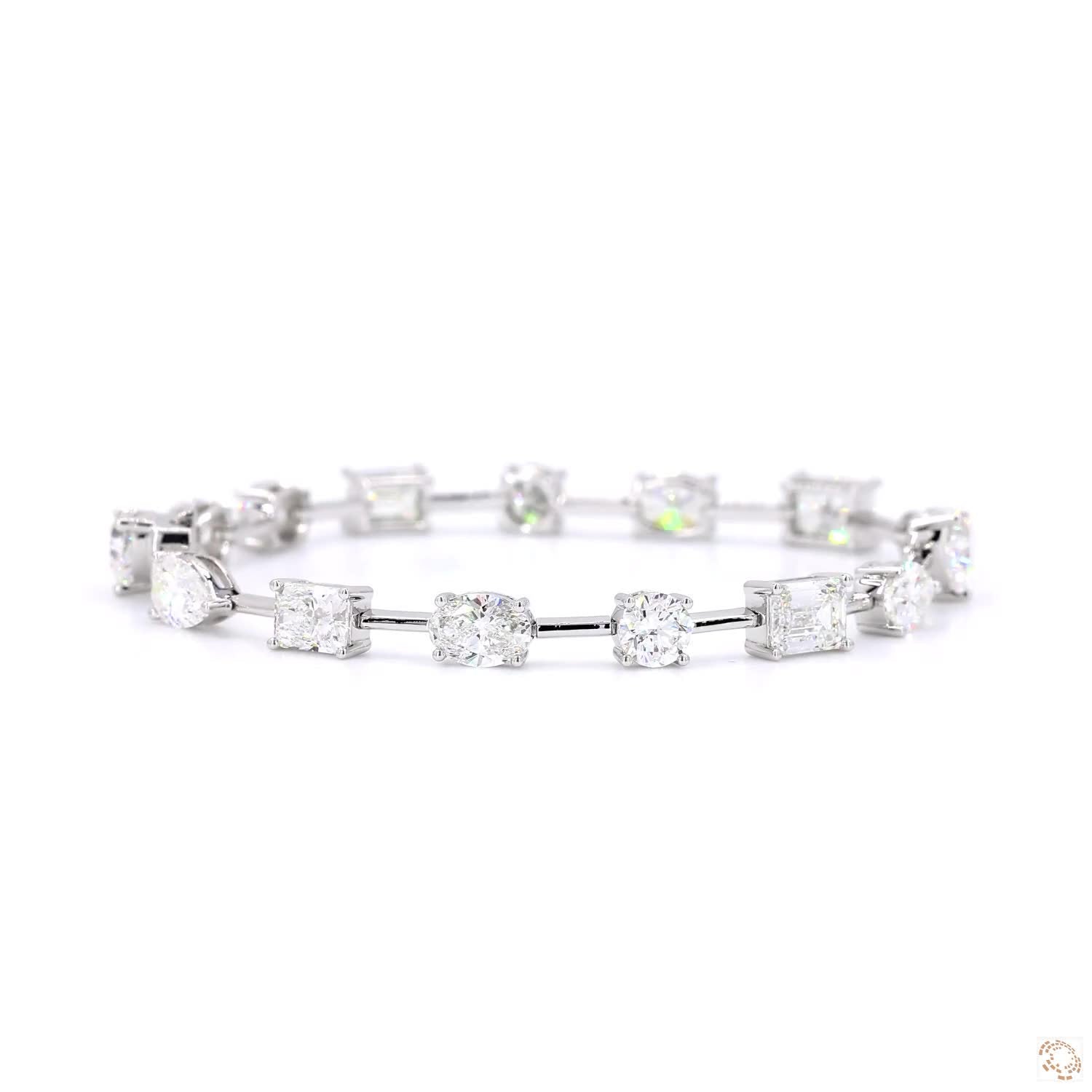 Multi-Shape Diamond Bracelet (8 tcw)
