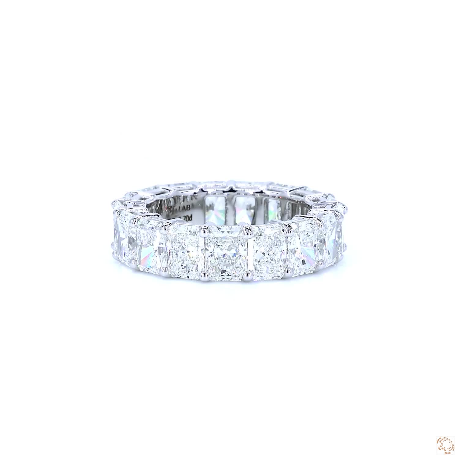 Radiant Diamond Eternity Band (0.50 per diamond)