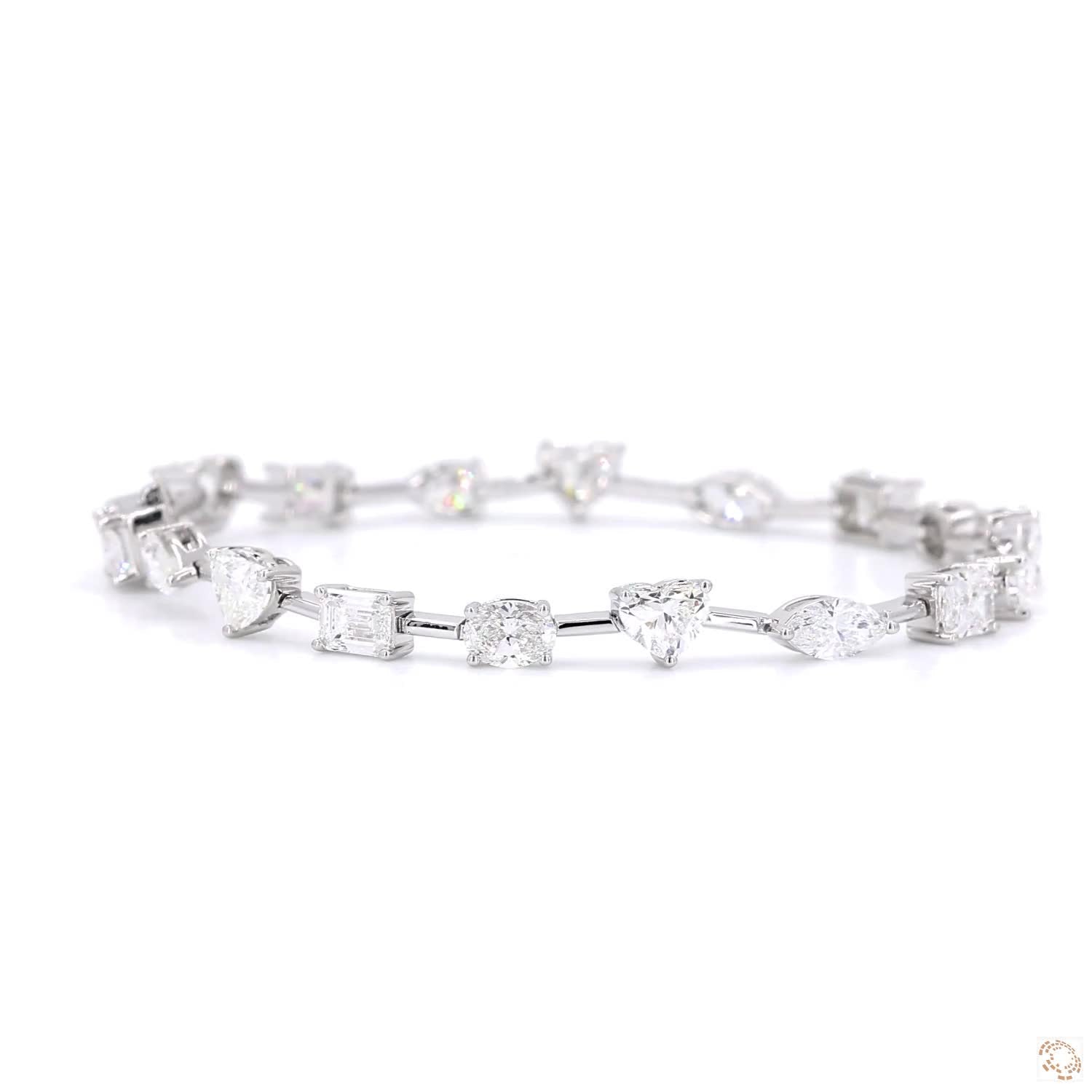Multi-Shape Diamond Bracelet (5.3 tcw)