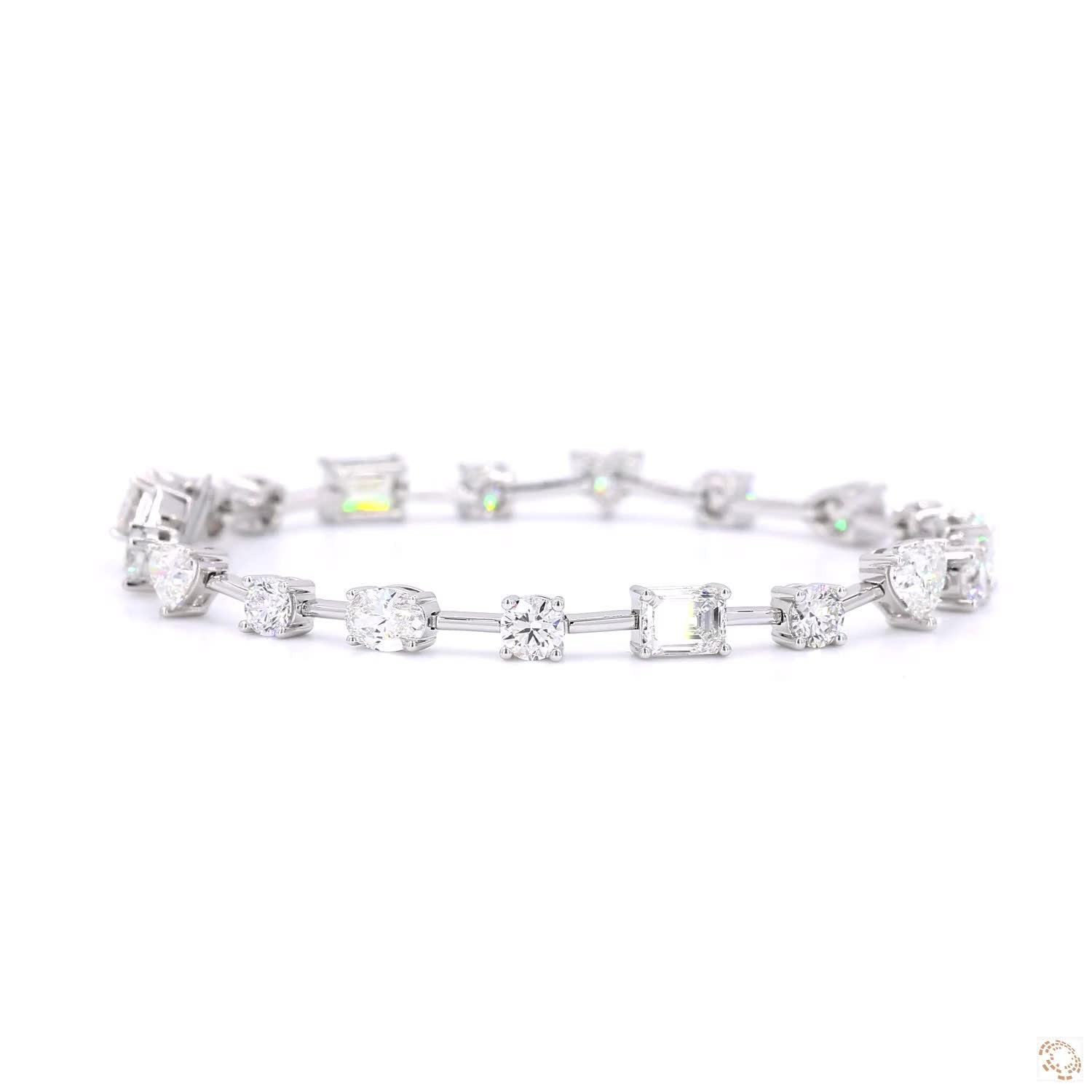 Multi-Shape Diamond Bracelet (6.20 tcw)