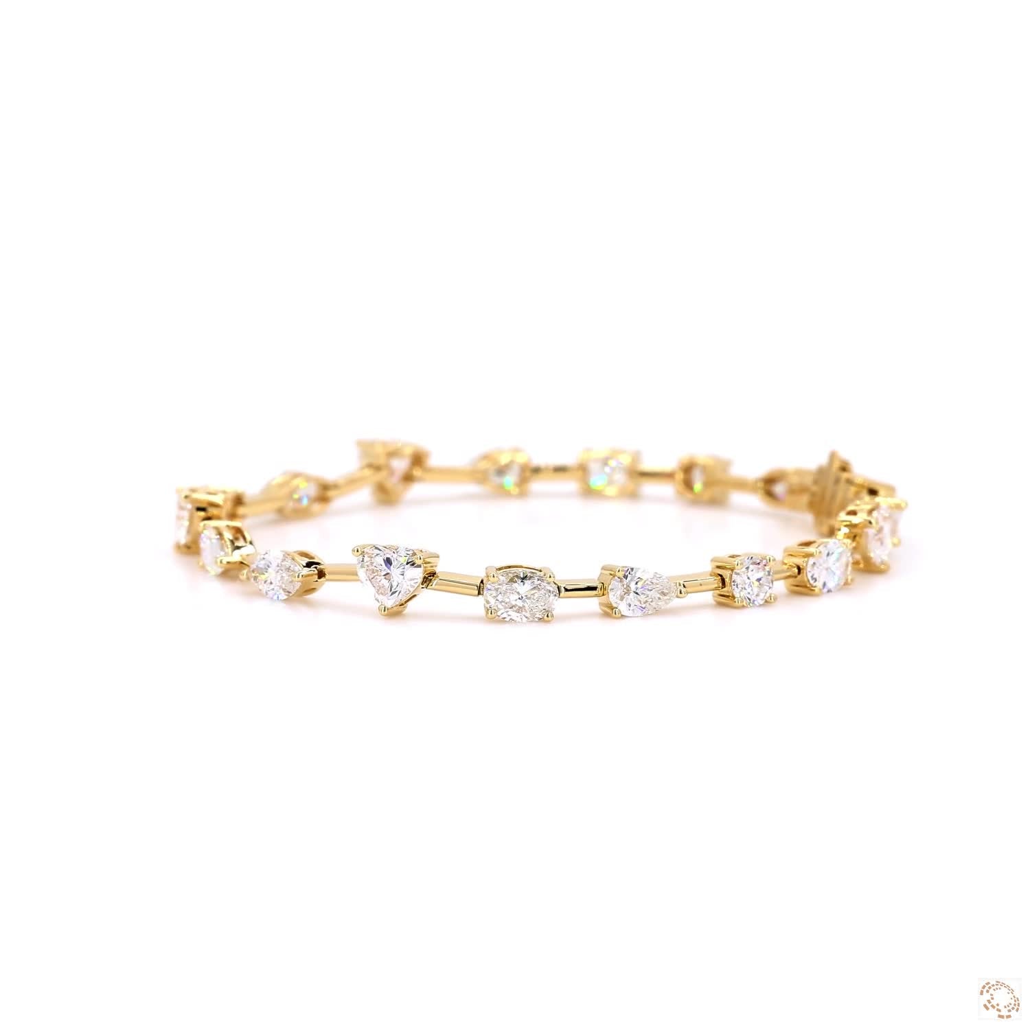 Multi-Shape Diamond Bracelet (4.3 tcw)