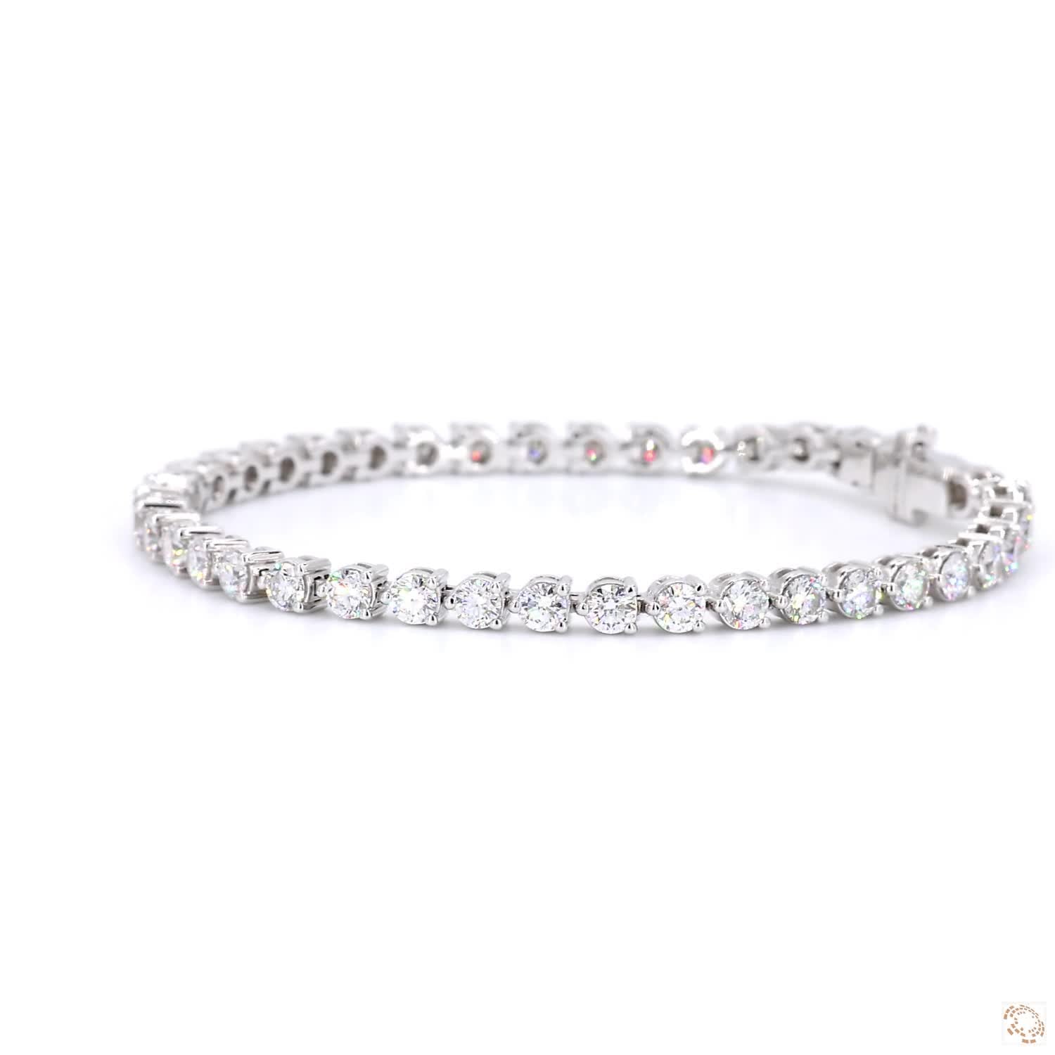 3-Prong Diamond Tennis Bracelet (4 ct. tw.)