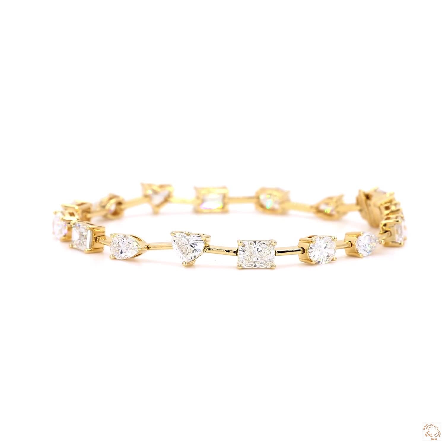 Multi-Shape Diamond Bracelet (6.80 tcw)