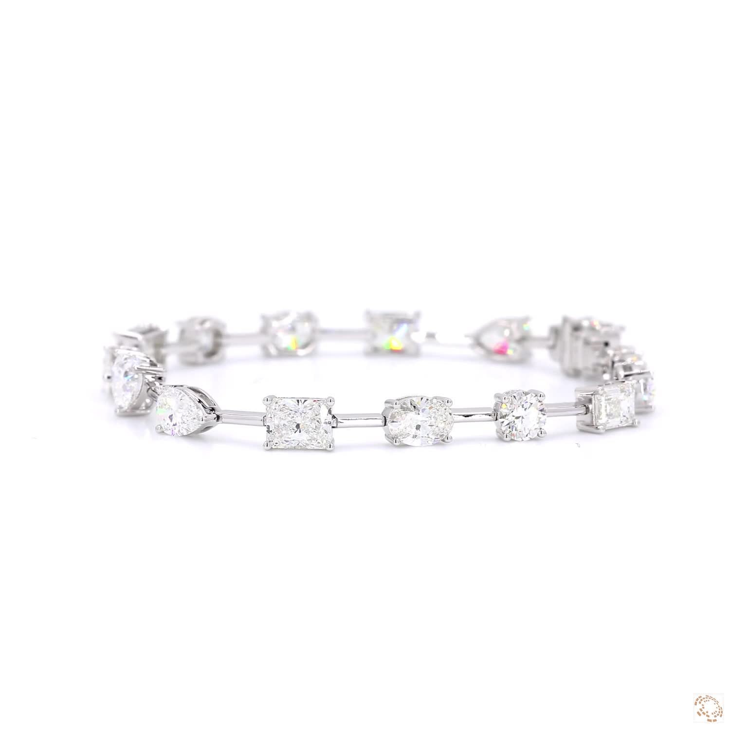 Multi-Shape Diamond Bracelet (8 tcw)