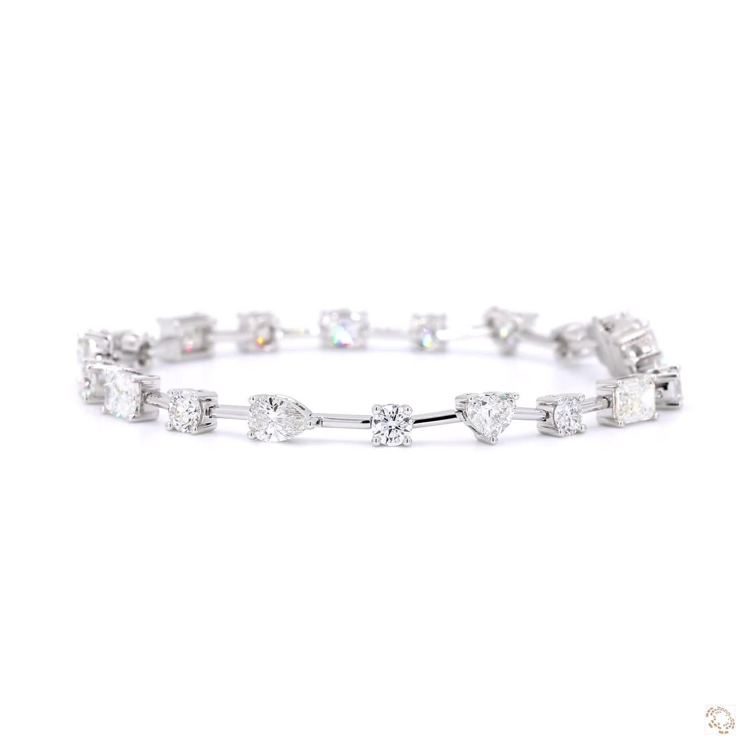 Multi-Shape Diamond Bracelet (6.20 tcw)