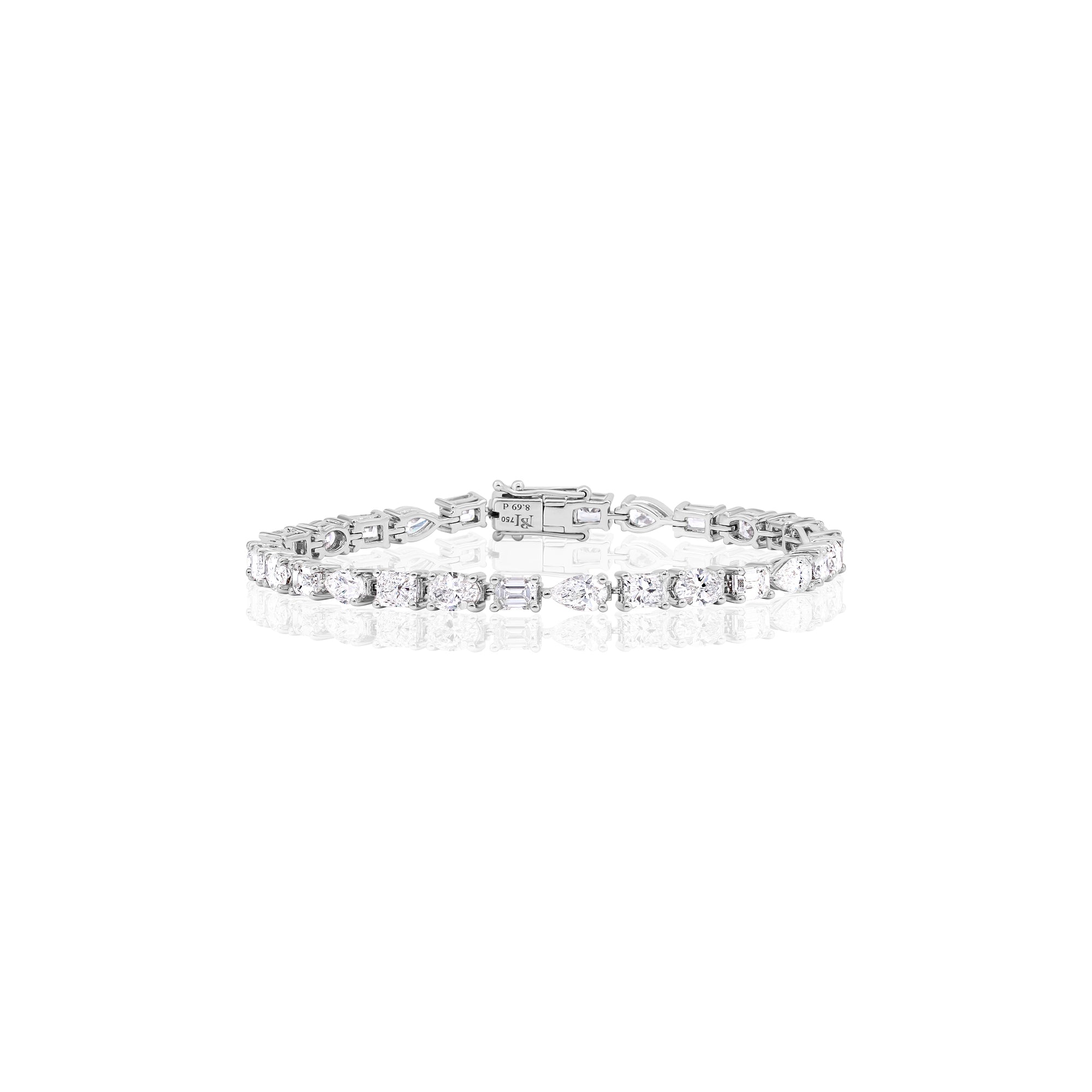 Multi-Shape Diamond Bracelet (8.70 tcw)
