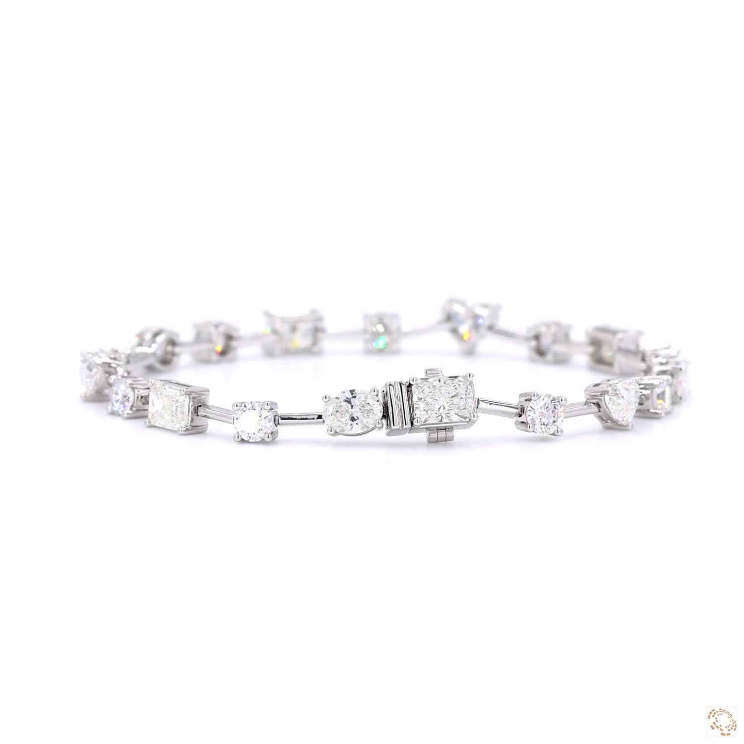 Multi-Shape Diamond Bracelet (6.20 tcw)
