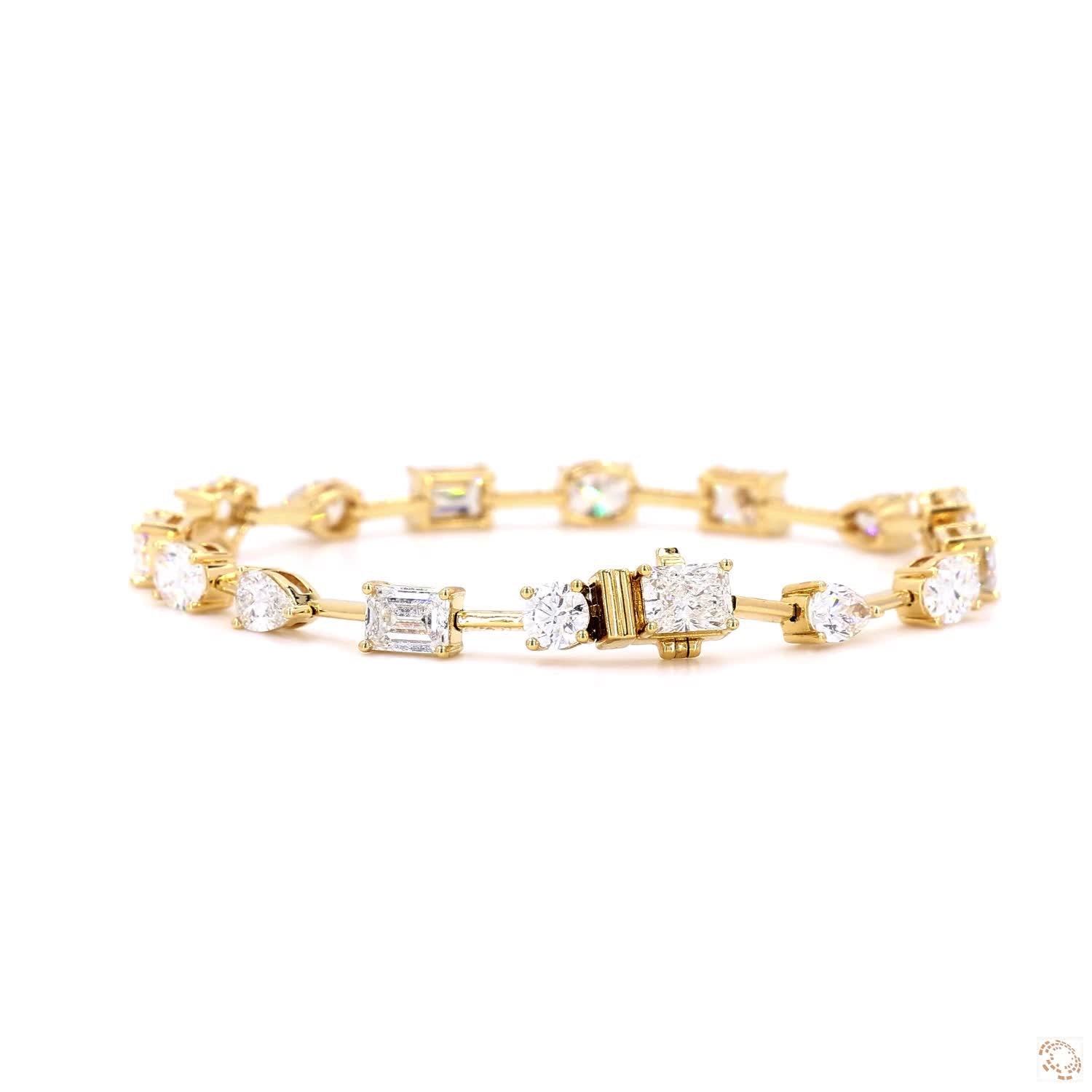 Multi-Shape Diamond Bracelet (6.80 tcw)