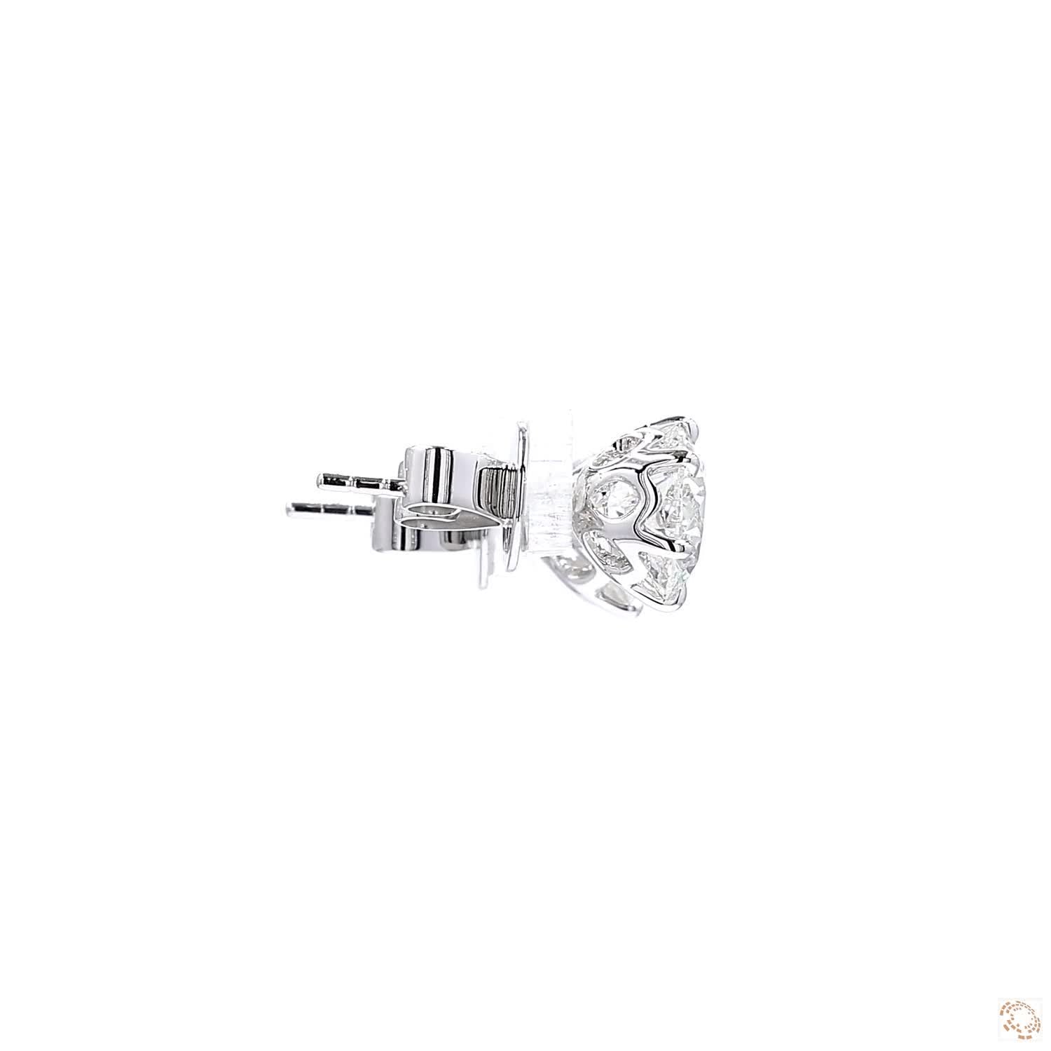 6-Prong Diamond Stud Earrings  (1.5 ct. per diamond)