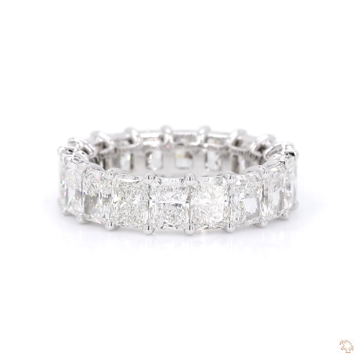 Radiant Shared Prong Eternity Band (0.30 ct per diamond)