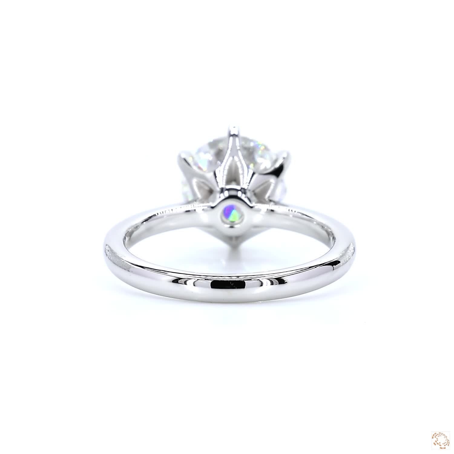 6-Prong Diamond Solitaire Engagement Ring ( 2.5 ct )