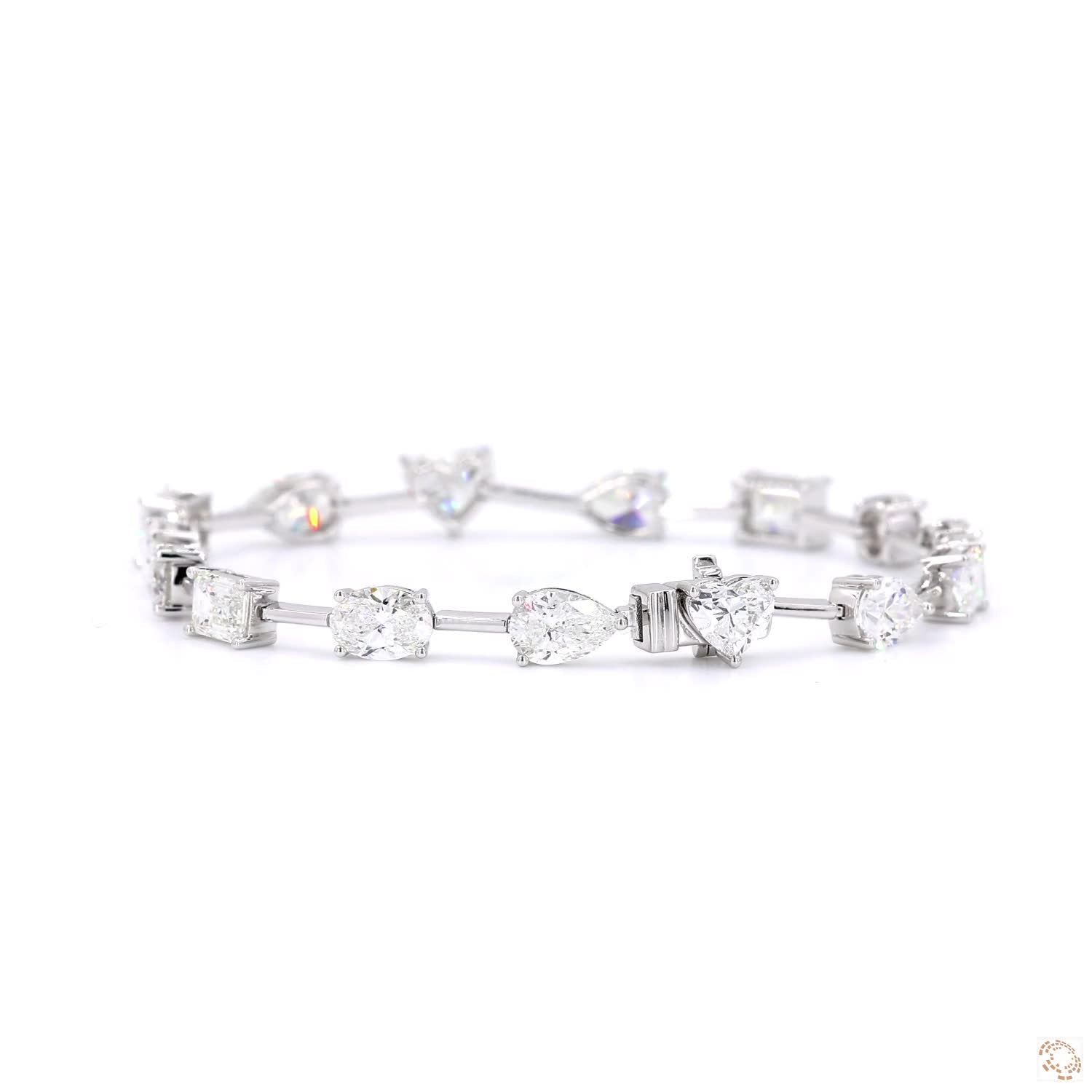 Multi-Shape Diamond Bracelet (8 tcw)