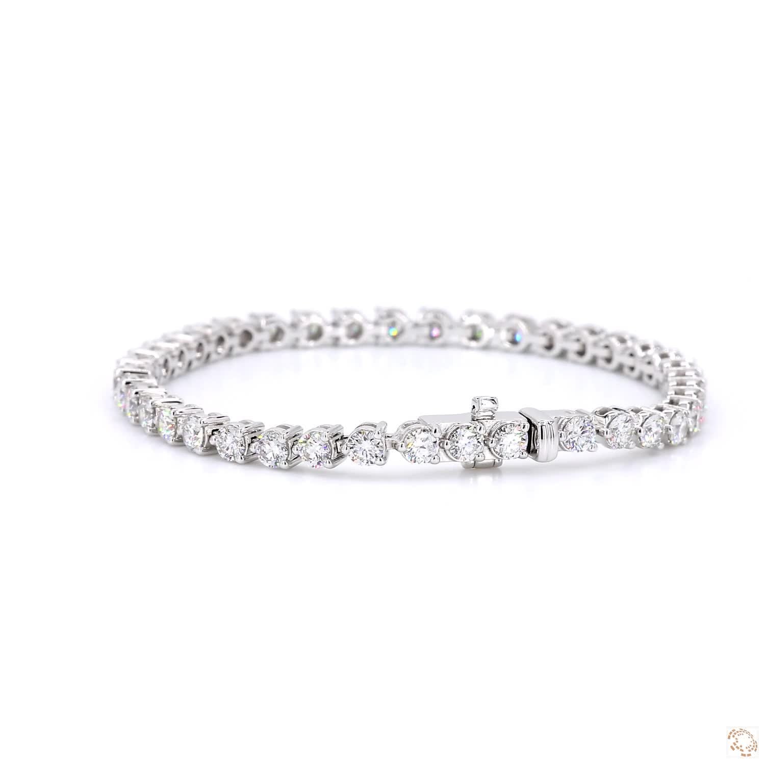 3-Prong Diamond Tennis Bracelet  (4 ct. tw.)