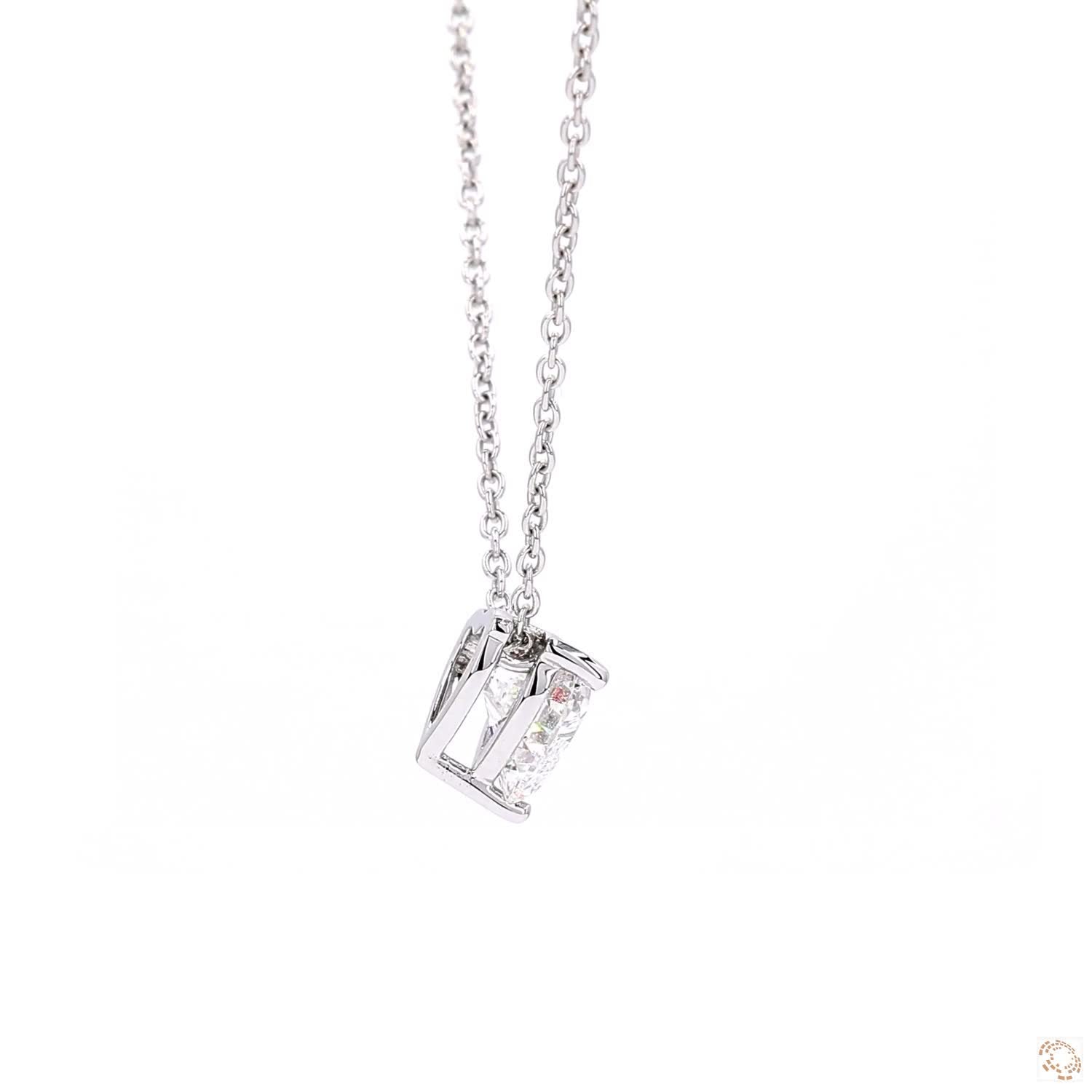 Heart Shape Diamond Pendant (1.18 ct. per diamond)
