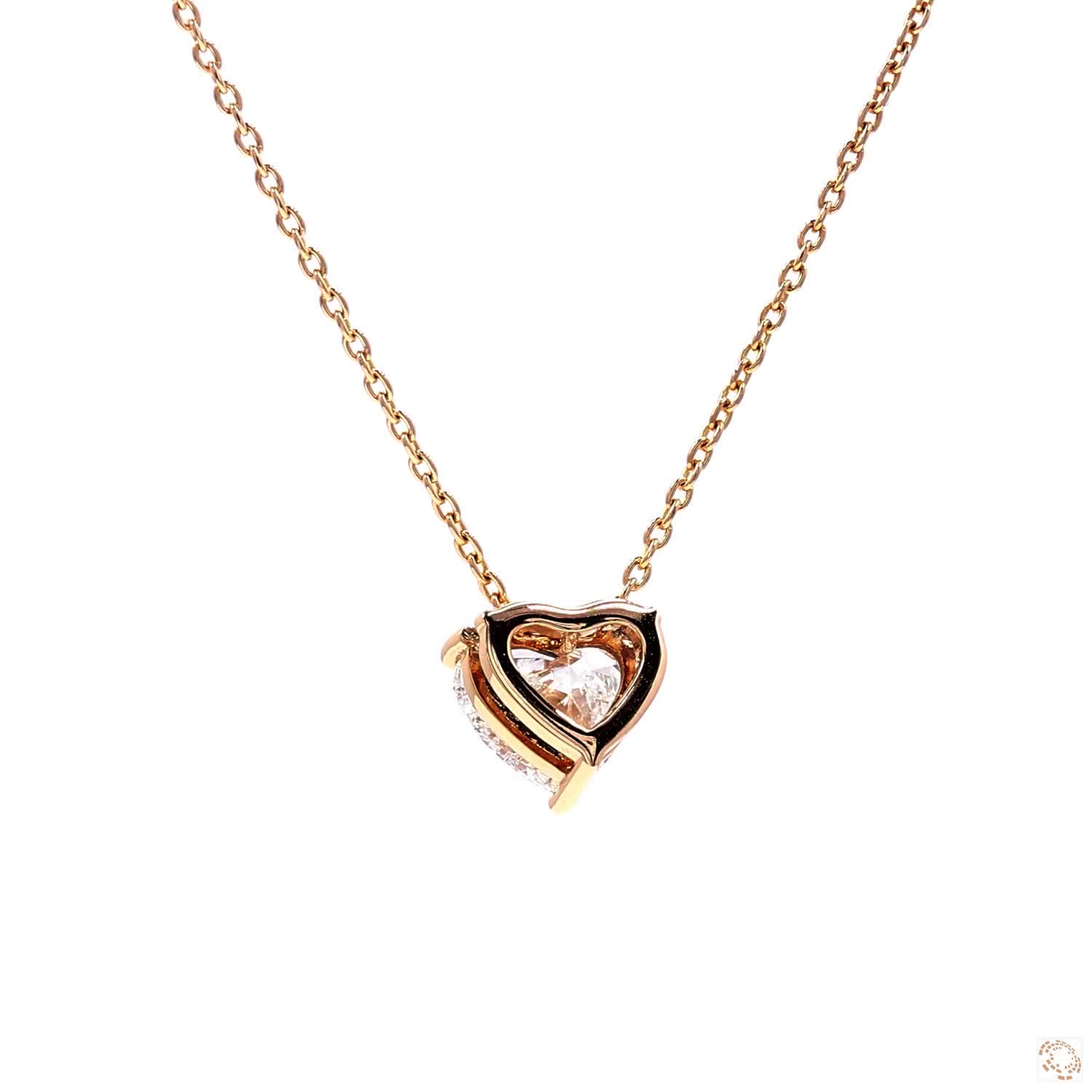Heart Shape Diamond Pendant (1.25 ct. per diamond)
