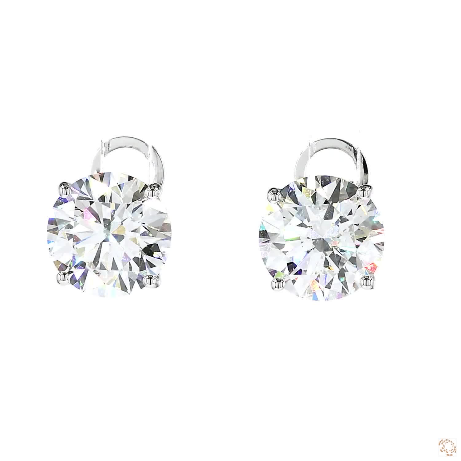 4-Prong Diamond Stud Earrings (3 ct. per diamond)