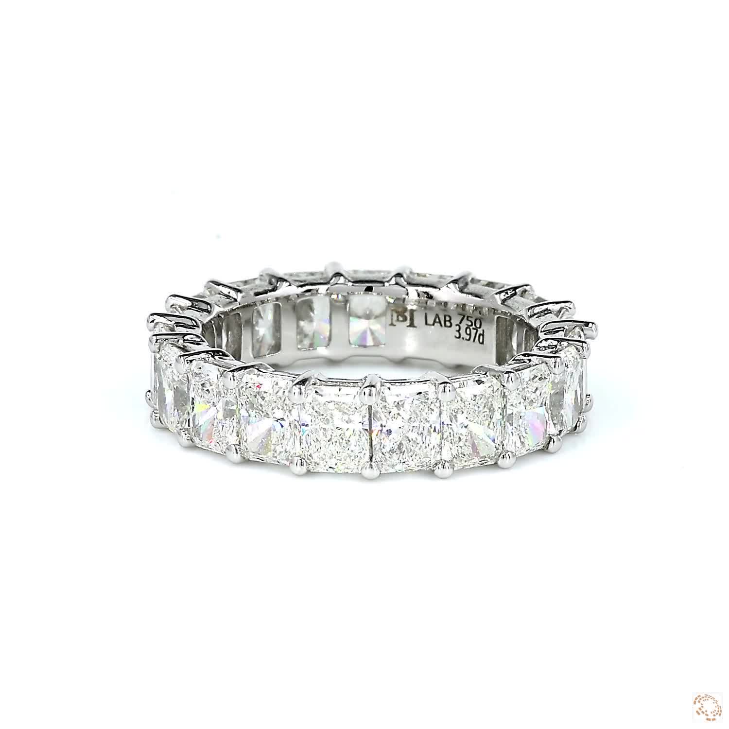 Radiant Diamond Eternity Low Setting Band (0.20 per diamond)
