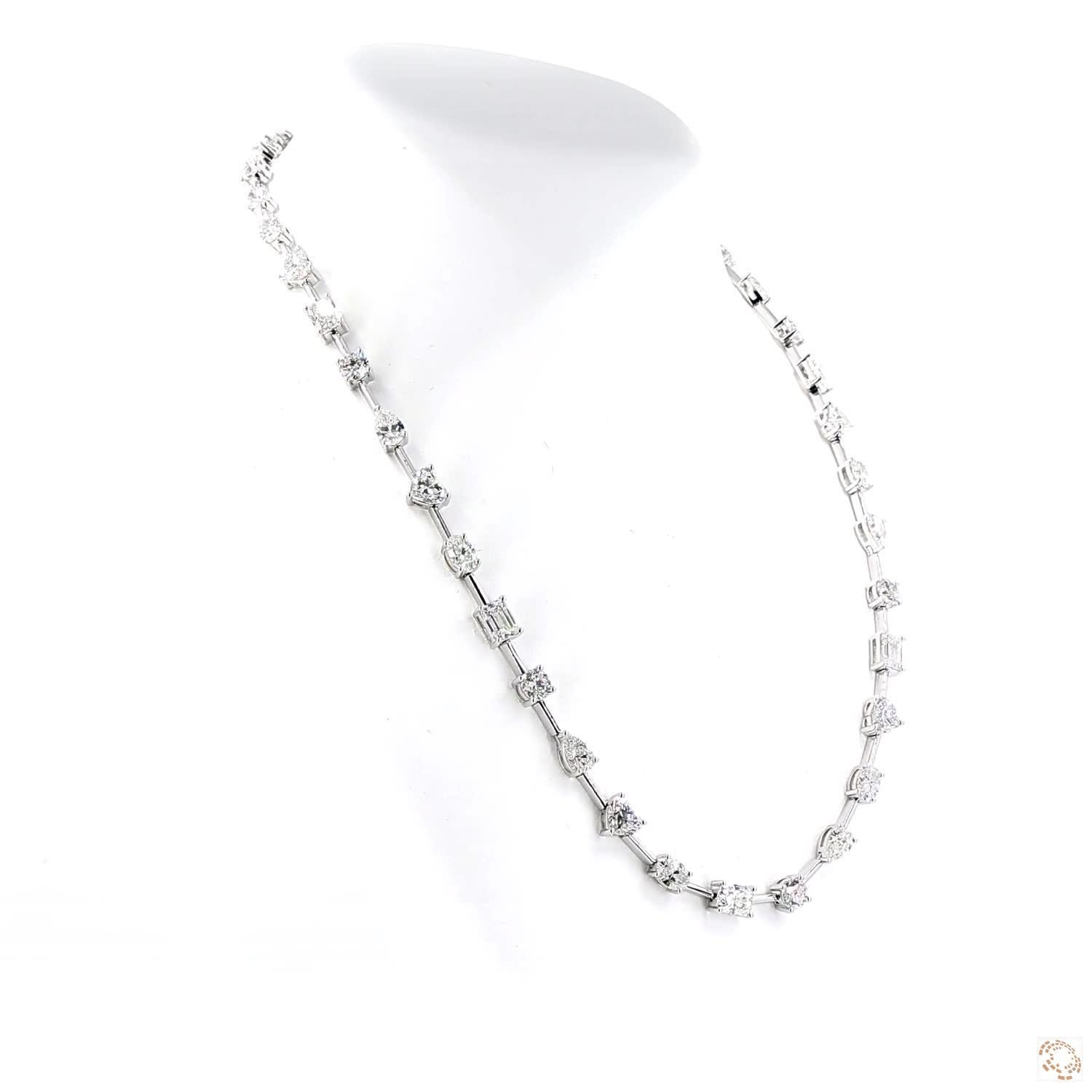 Multi-Shape Diamond Necklace