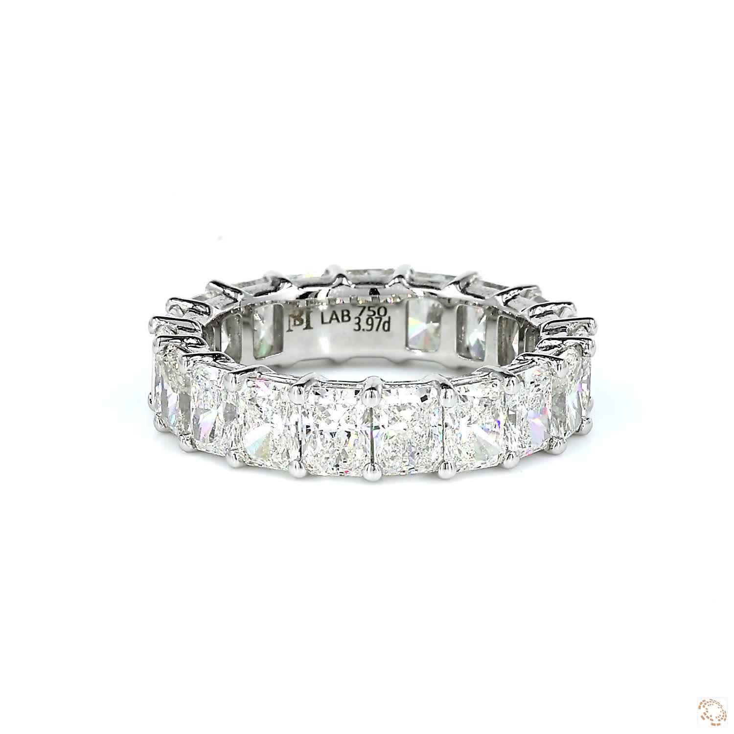 Radiant Diamond Eternity Low Setting Band (0.20 per diamond)