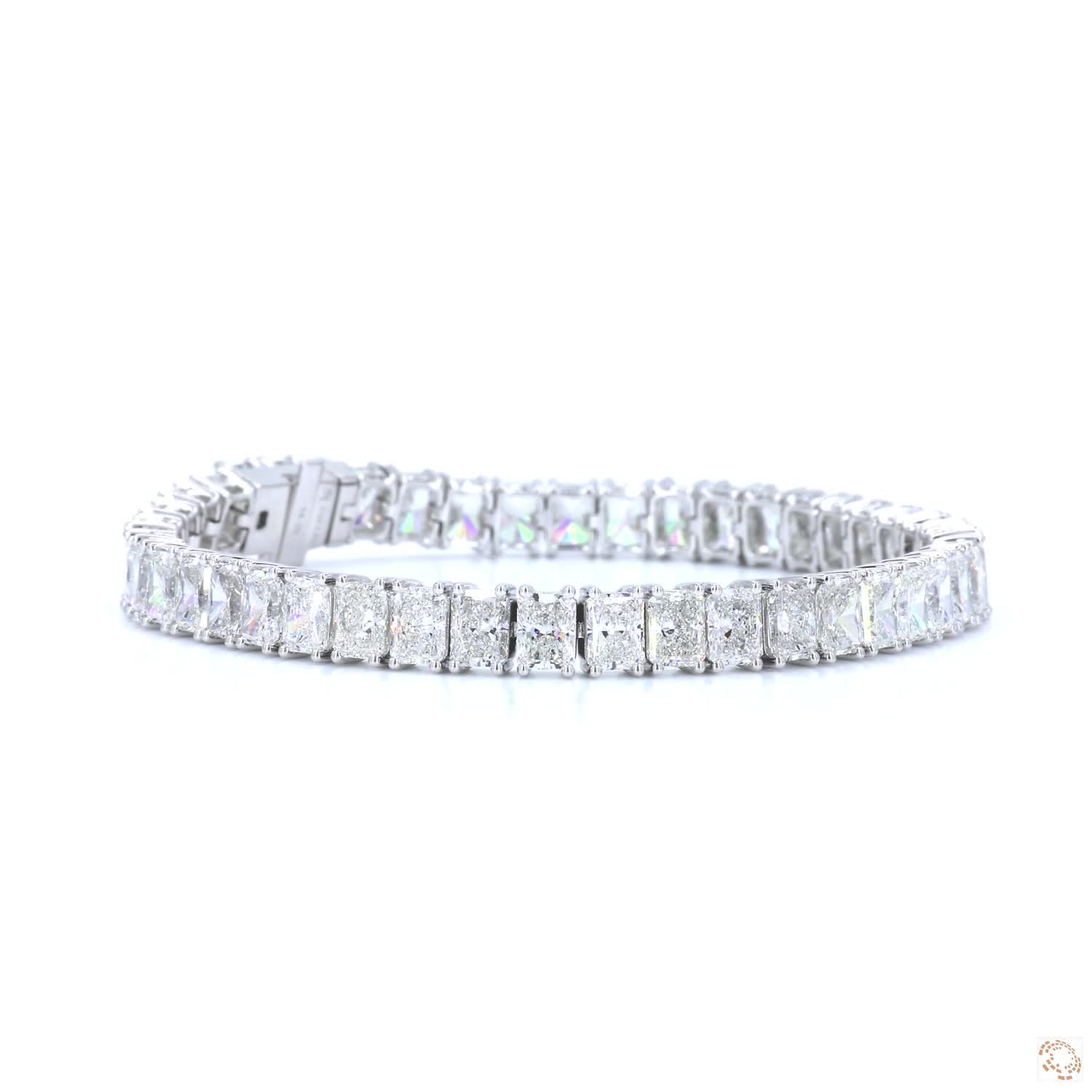 Radiant Cut Diamond Tennis Bracelet (0.30ct Per Diamond)