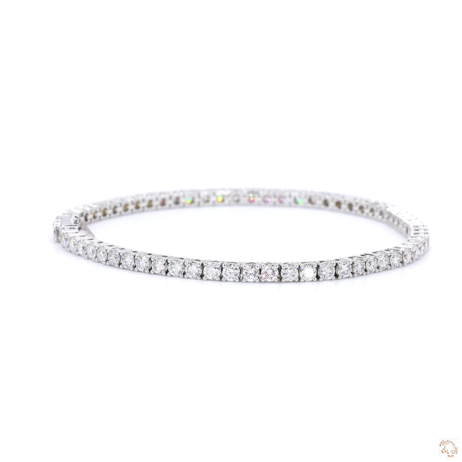 Classic 4 Prongs Diamond Tennis Bracelet  (3.20 ct. tw.)