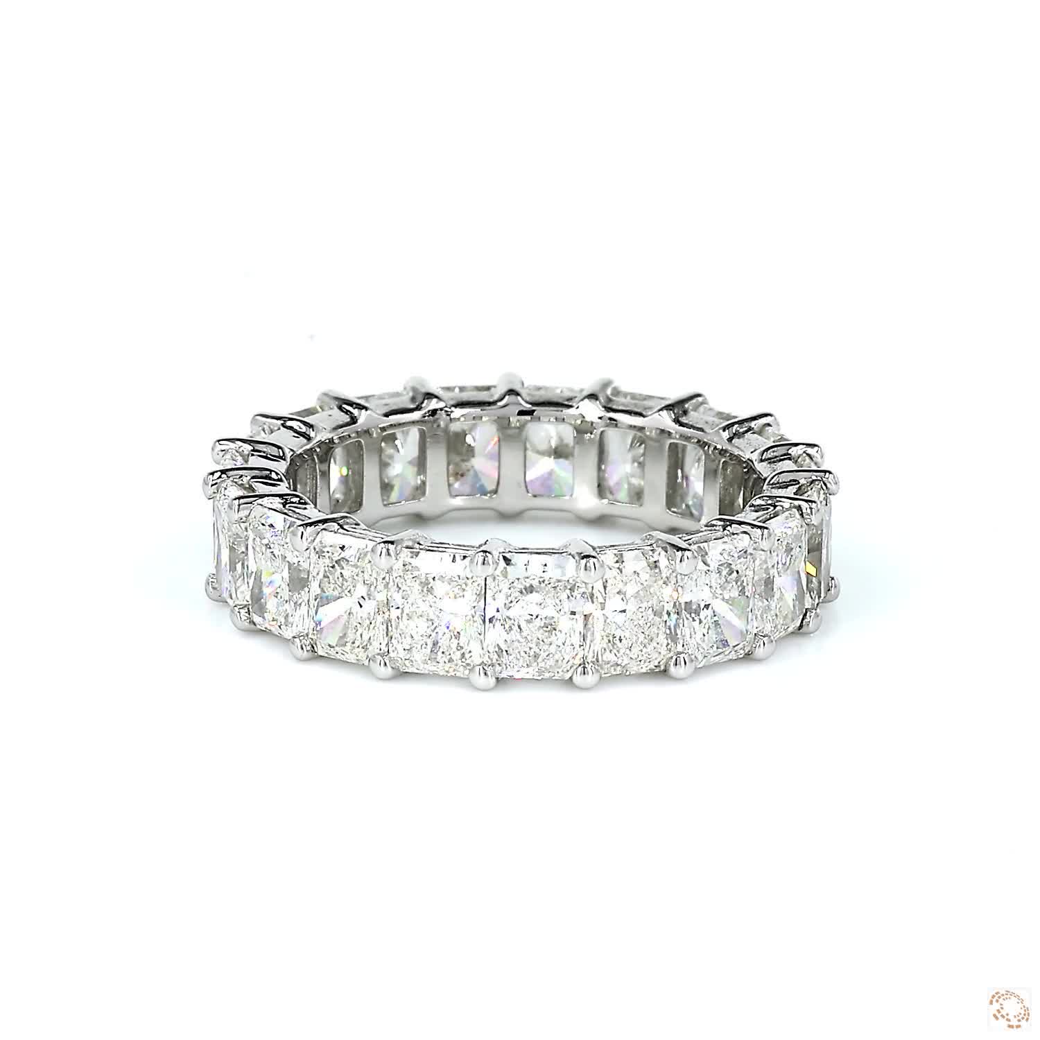 Radiant Diamond Eternity Low Setting Band (0.20 per diamond)