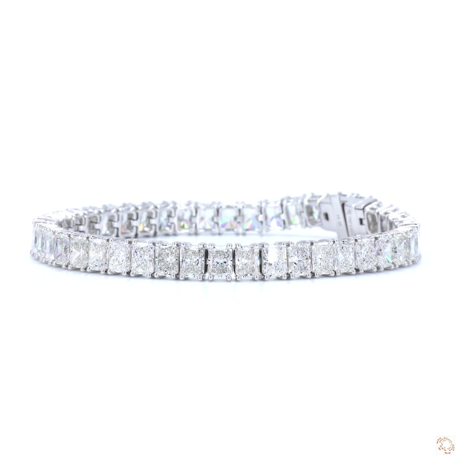 Radiant Cut Diamond Tennis Bracelet (0.30ct Per Diamond)