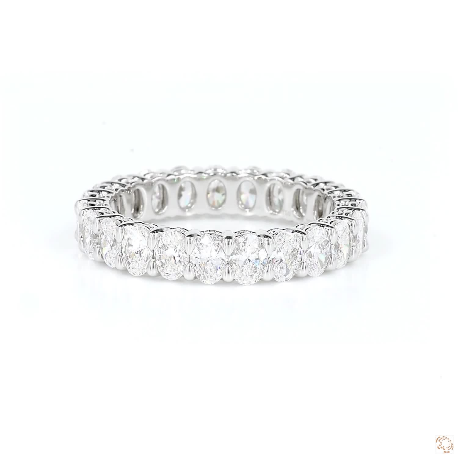 Oval Shape Diamond Eternity Band (0.10 per diamond)