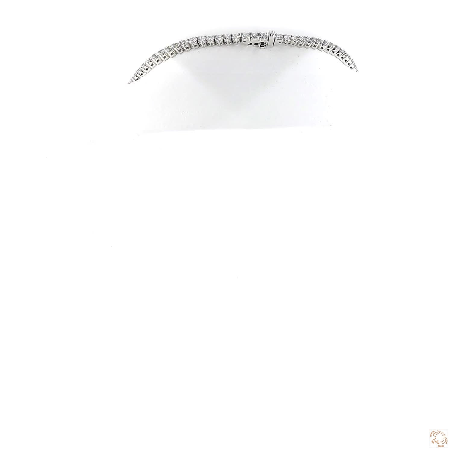 Round Brilliant Diamond Graduated Tennis Necklace (0.05ct-0.40ct per diamond)