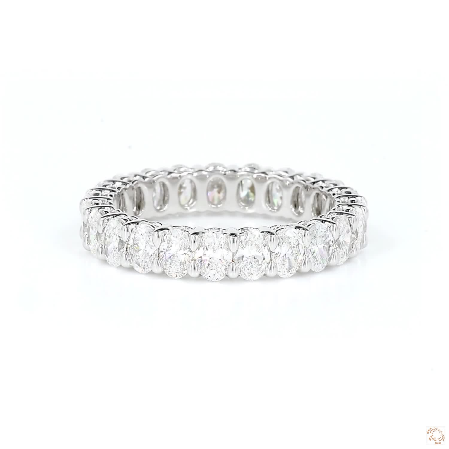 Oval Shape Diamond Eternity Band (0.10 per diamond)
