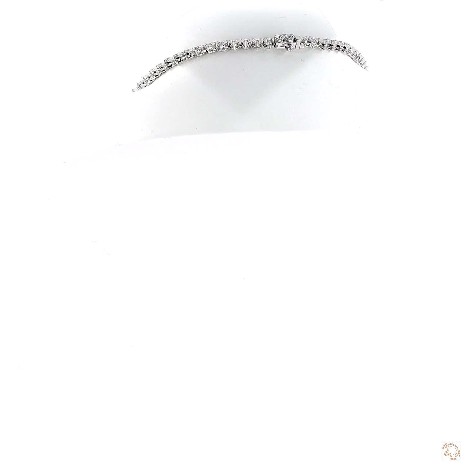 Heart Shape Diamond Graduated Tennis Necklace (0.10ct-0.70ct per diamond)