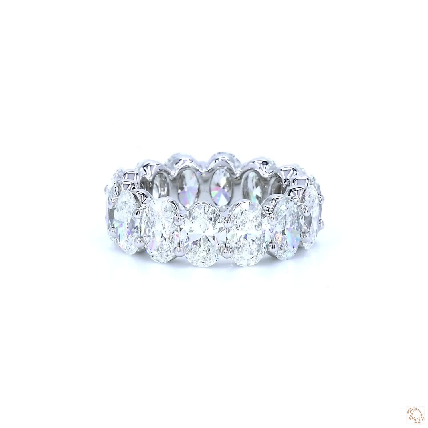 Oval Shape Diamond Eternity Band (0.70 per diamond)