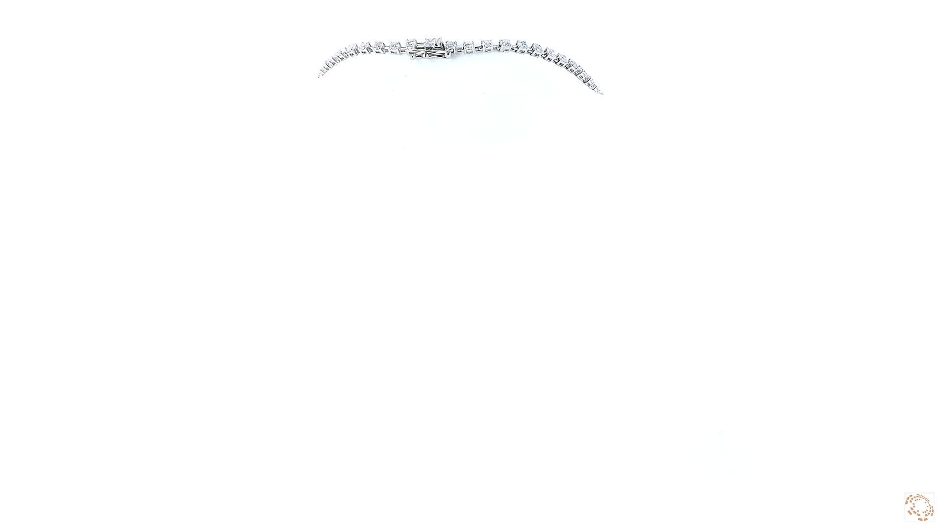 Round Brilliant Diamond Graduated Tennis Necklace (0.10 ct-0.30ct per diamond)
